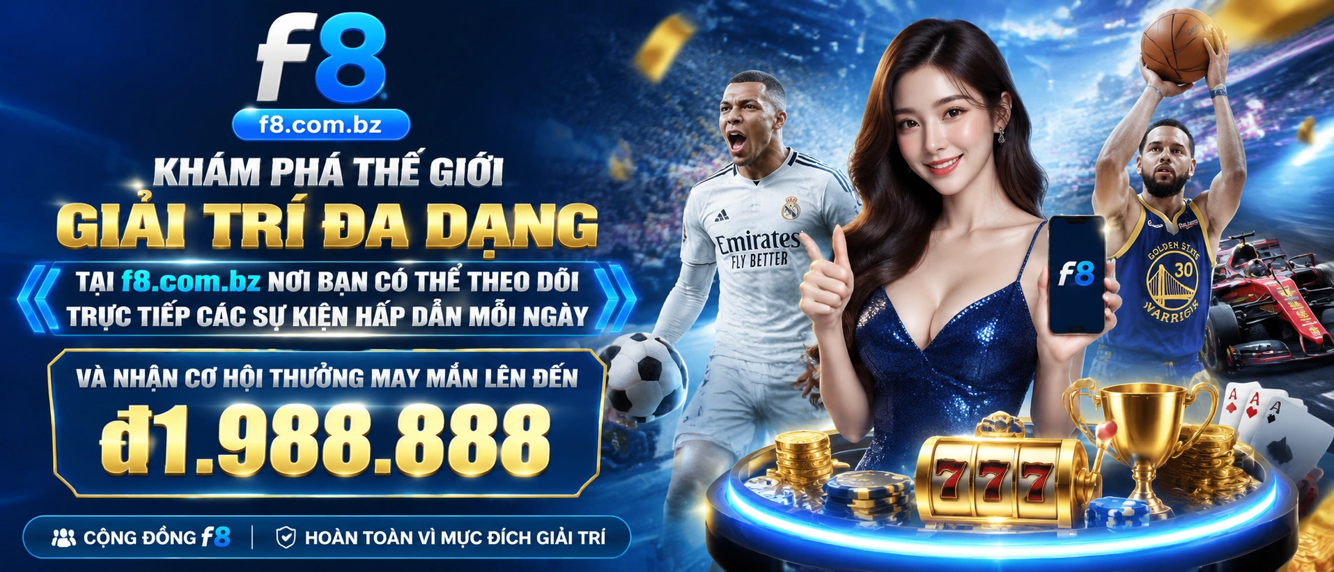 F8 khu trò chơi nổi bật