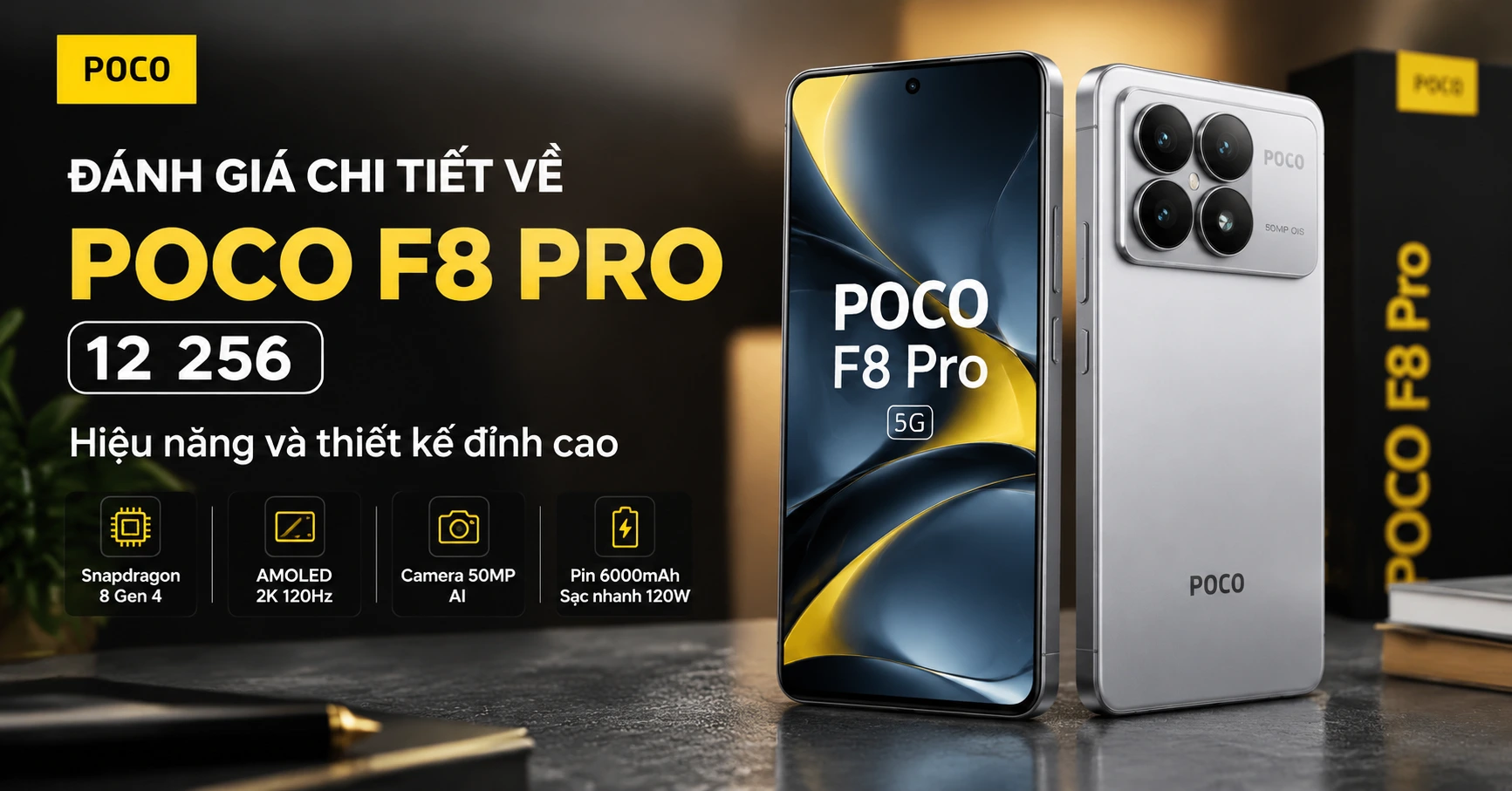 Đánh giá chi tiết về poco f8 pro 12 256: Hiệu năng và thiết kế đỉnh cao - image 1 Đánh giá chi tiết về poco f8 pro 12 256: Hiệu năng và thiết kế đỉnh cao - image 1